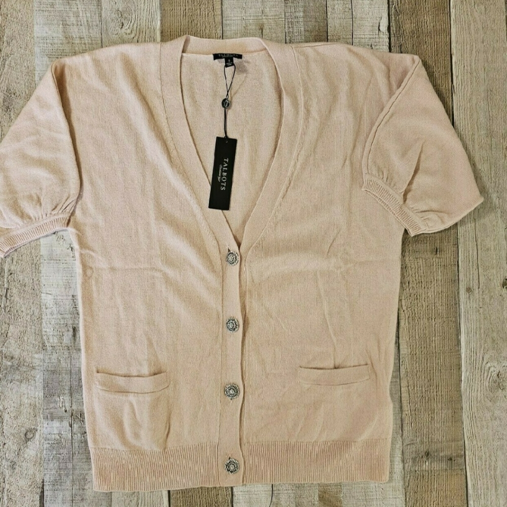 Pink cardigan